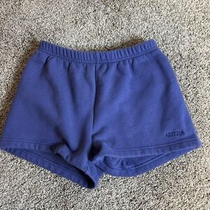 Aritzia Cozy Sweatfleece Perfect Hi-Rise Mini Shorts